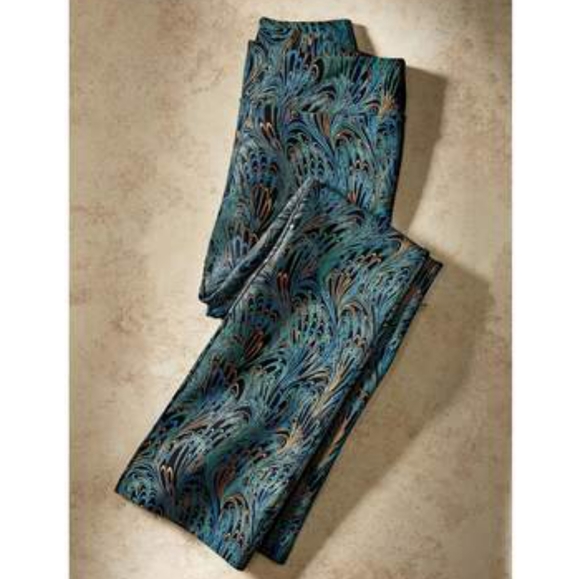 Soft Surroundings Marbled Print Pants - Picture 4 of 12